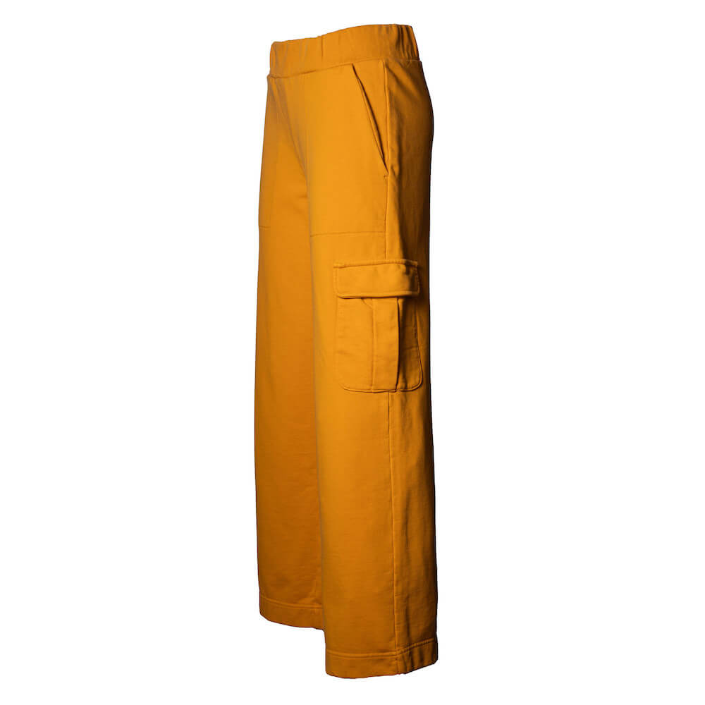 Seay / Pantalone Lungo Cargo in Felpa Ocra Lizard Economico