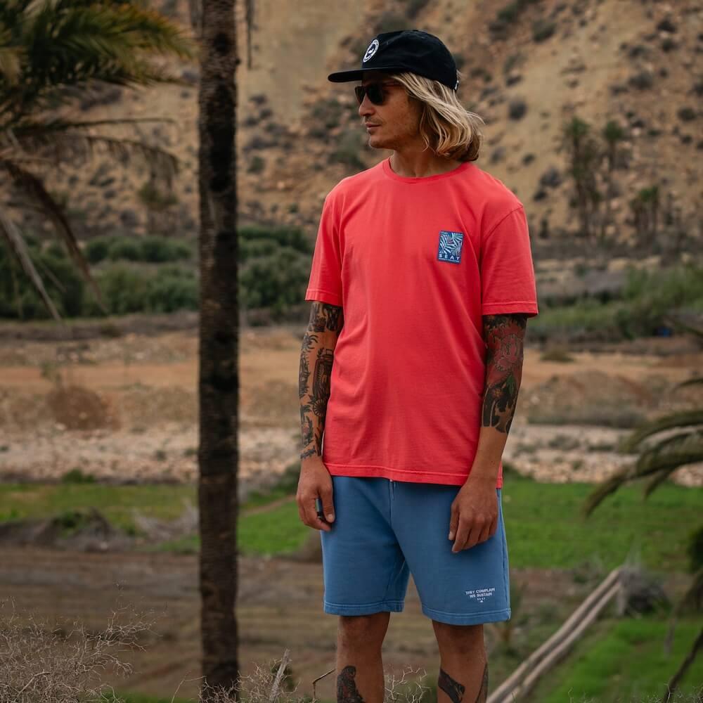Seay / Pantalone in Felpa Corto Blu Bamboo Consegna Veloce