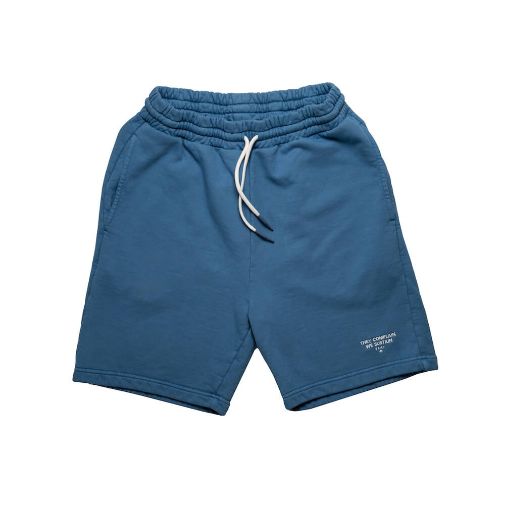 Seay / Pantalone in Felpa Corto Blu Bamboo Consegna Veloce