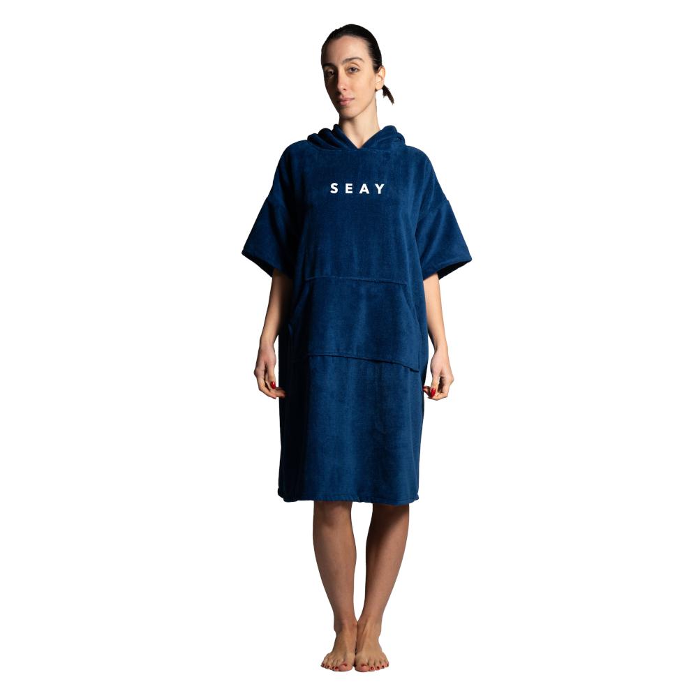 Seay / After Session Poncho Blu Convenienza