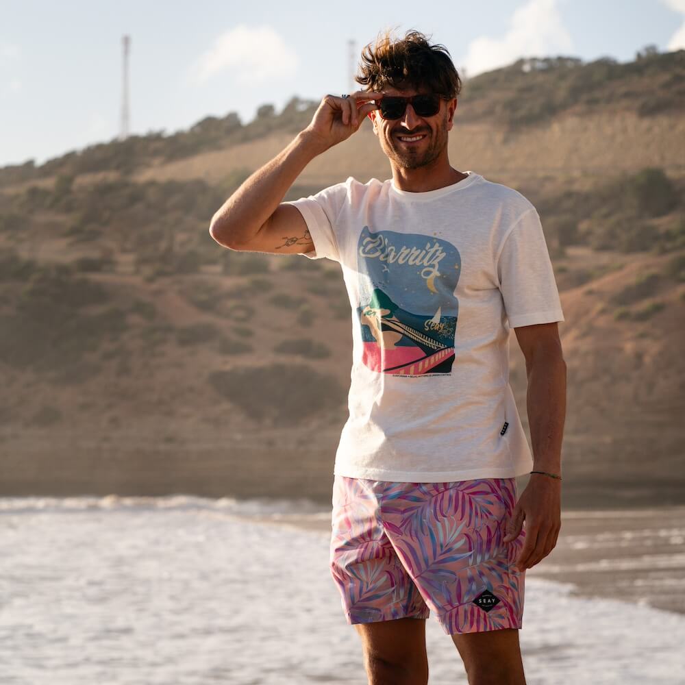 Seay / T-Shirt Bianca Biarritz Economico