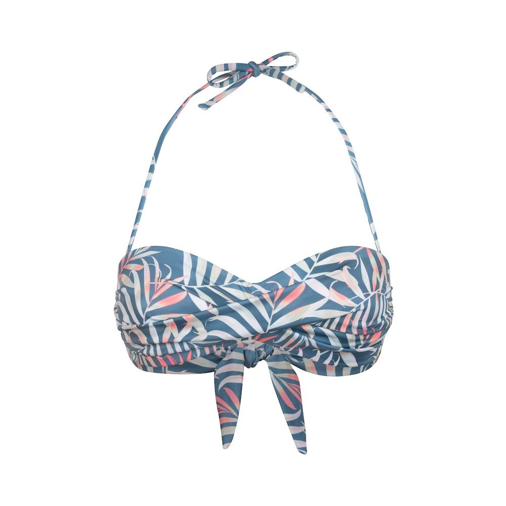 Seay / Fascia Bikini Spalline Removibili Blu Bamboo Vendita Economica