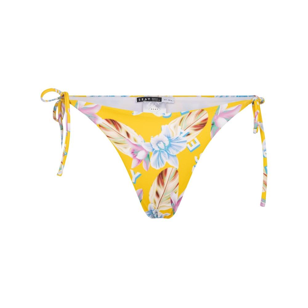 Seay / Slip Bikini con Laccetti Giallo Orchidea Nuova