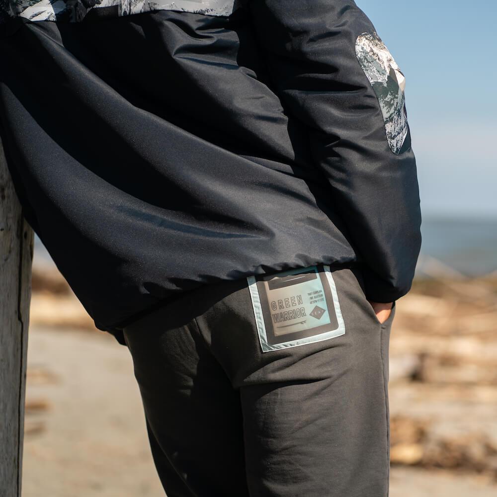 Seay / Pantalone Lungo in Felpa Nero Reyes Prezzo Ridotto