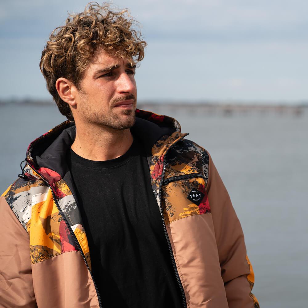 Seay / Giacca Imbottita Marrone Snapper Offerta Giorno del Papà