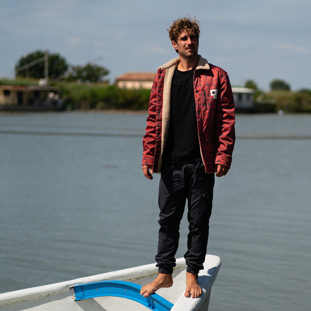 Seay / Giacca Denim Orsetto Rossa Laguna Offerta San Valentino