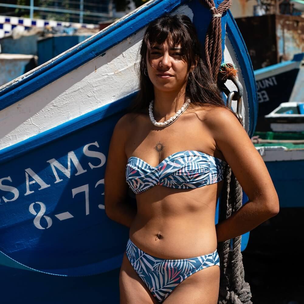 Seay / Slip Bikini Blu Bamboo Negozio