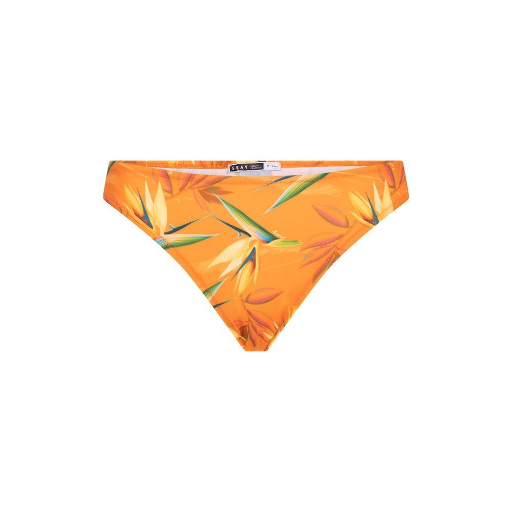 Seay / Slip Bikini Arancione Bird of Paradise Nuova