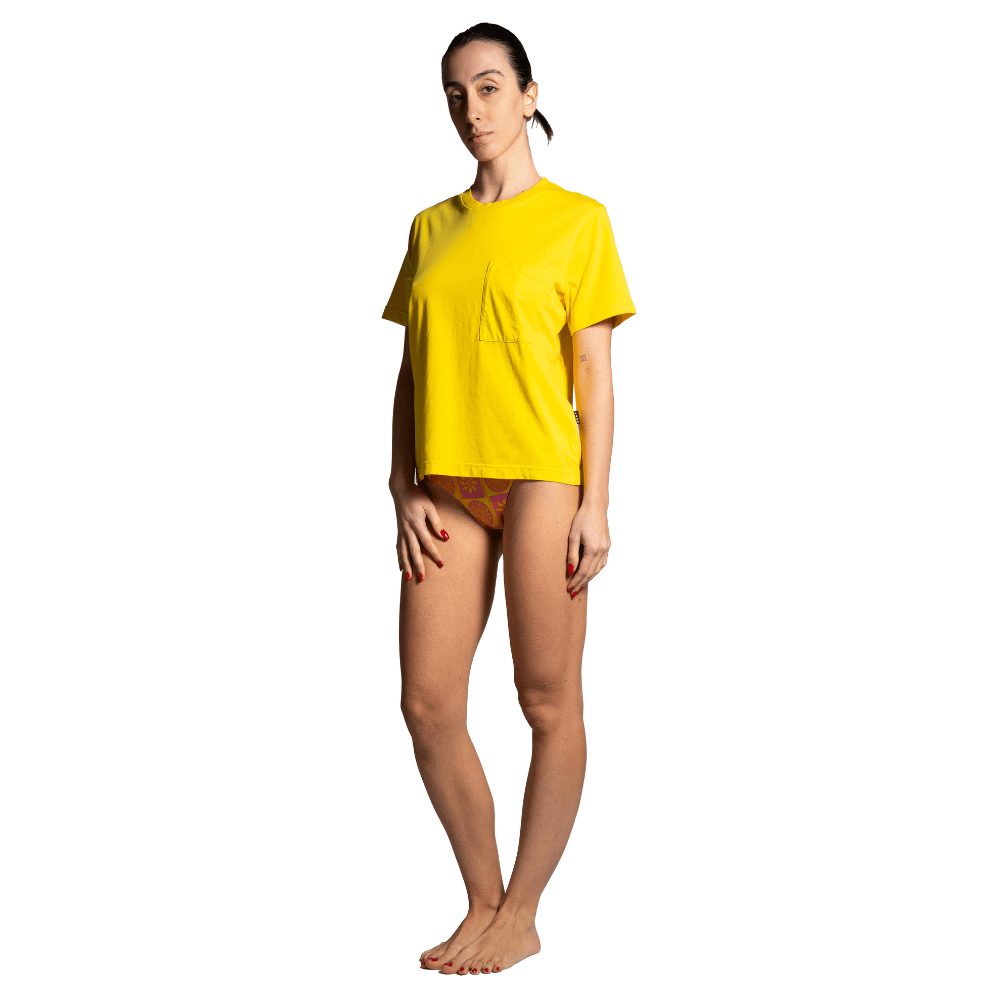 Seay / T-Shirt Gialla Symbols Italy