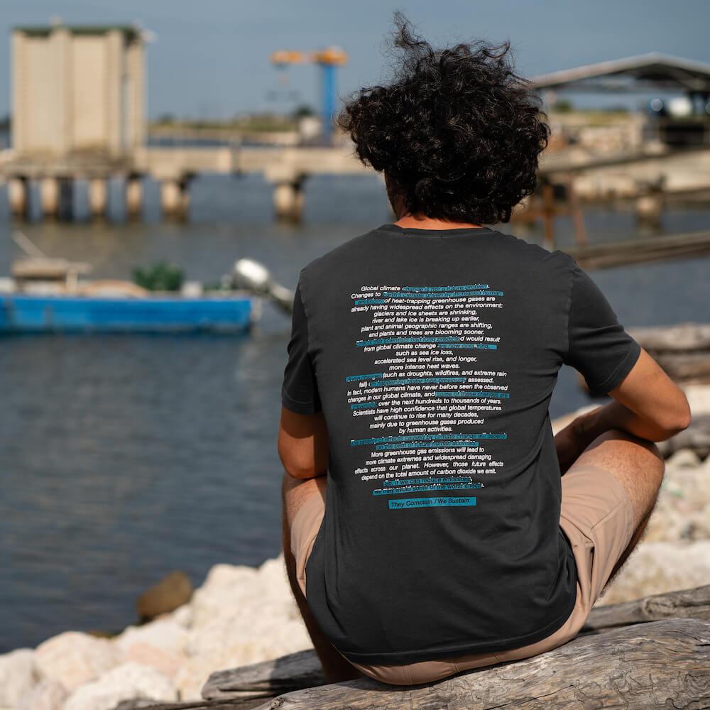 Seay / T-Shirt Nera Ikaika Qualità
