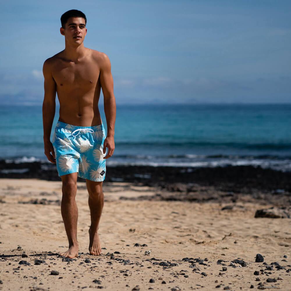 Seay / Swim Boxer Medio Azzurro Soffioni Economico