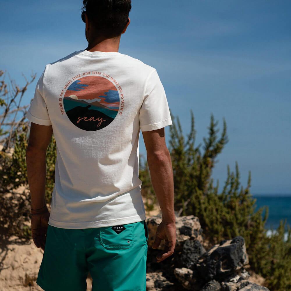 Seay / T-Shirt Bianco Naturale Kaleo Vendite Flash