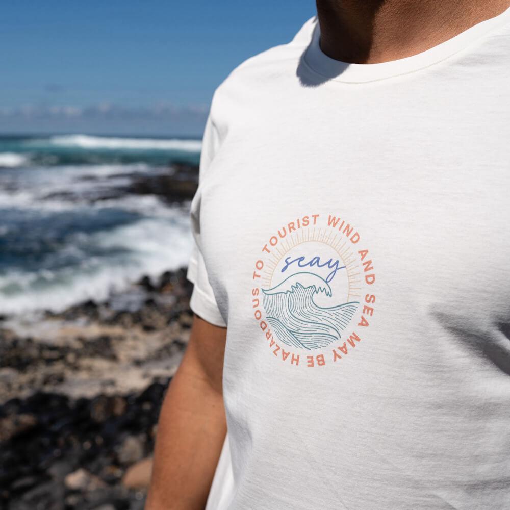 Seay / T-Shirt Bianco Naturale Kaleo Italia