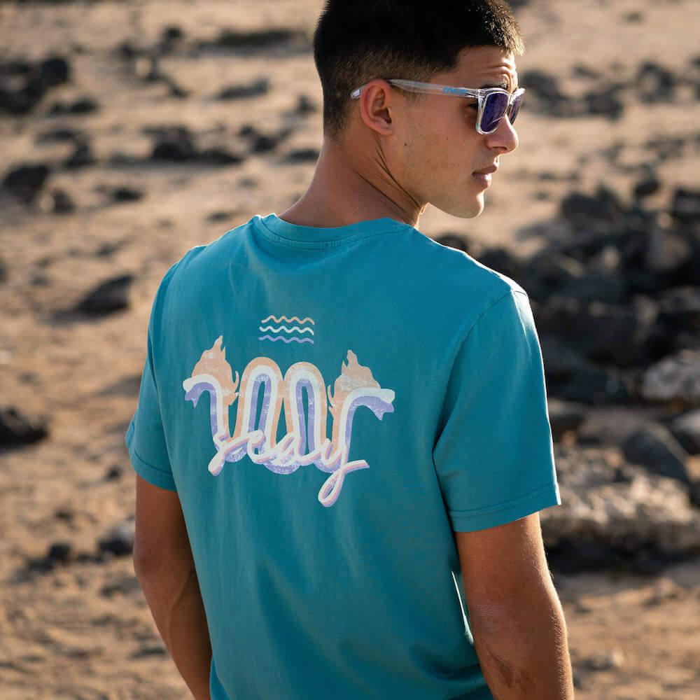 Seay / T-Shirt Verde Smeraldo Kaleo In Linea