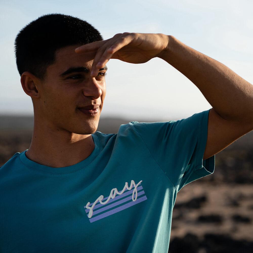 Seay / T-Shirt Verde Smeraldo Kaleo In Linea