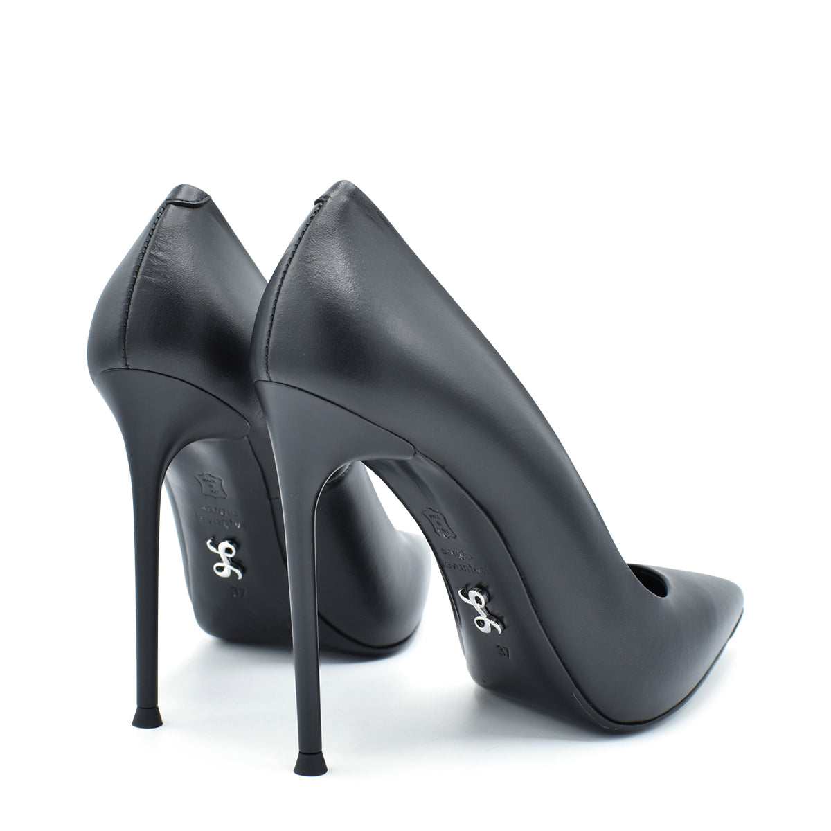Sergio Levantesi Queen24 Black - Décolleté con tacco a spillo Promozione Limitata