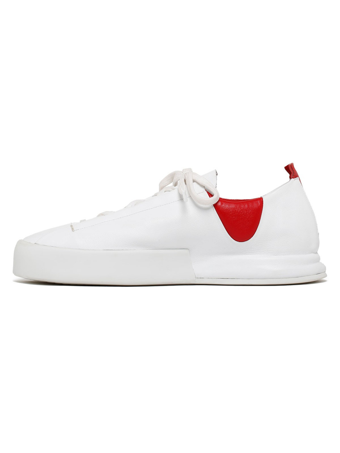 ﻿Silvano Sassetti Sneakers Lavelli bianco e rosso Affare Del Giorno