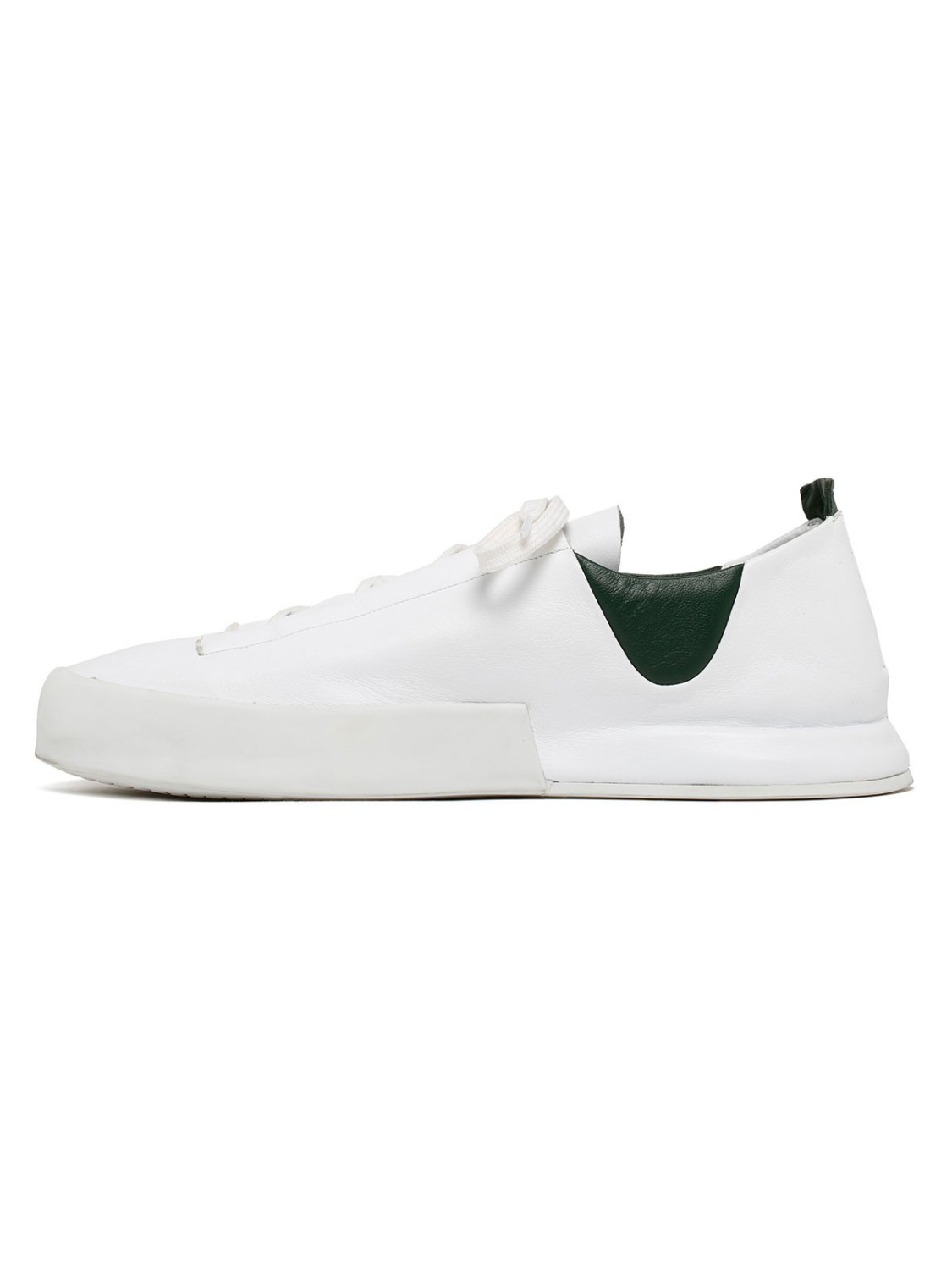 Silvano Sassetti Sneakers Durante bianco e verde Prezzo Ridotto
