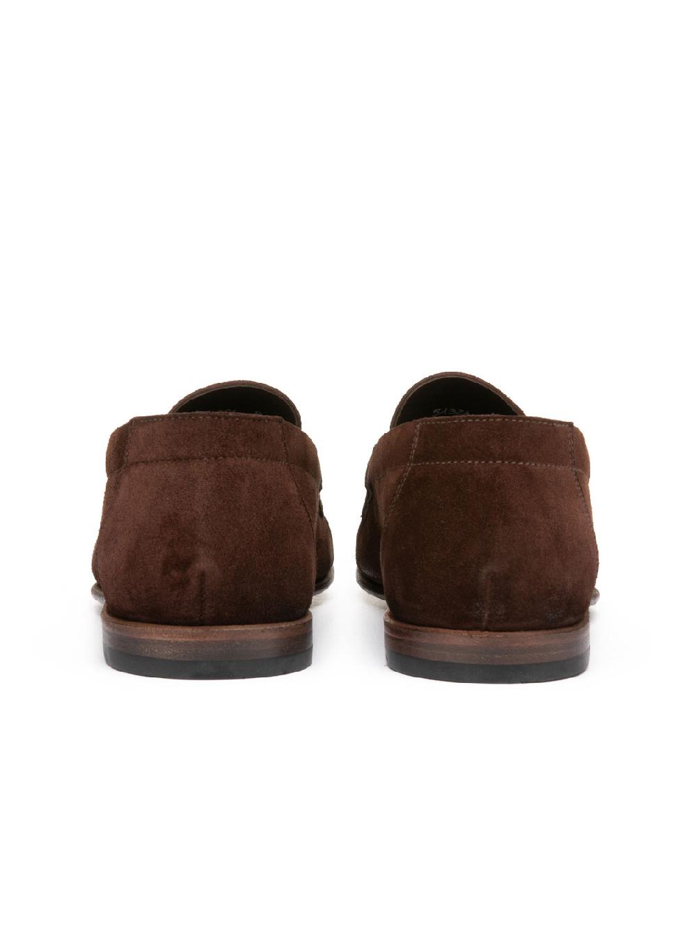 Silvano Sassetti Mocassini Penny in suede marrone Convenienza