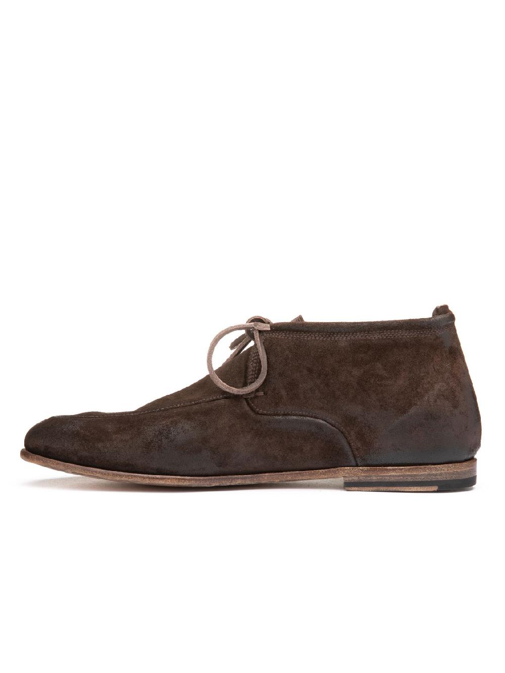 Silvano Sassetti Stivaletti Chukka in suede marrone scuro Presa