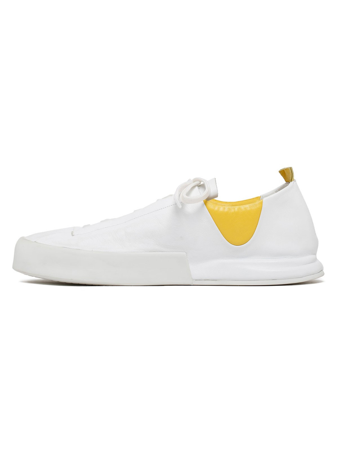 Silvano Sassetti Sneakers Epis bianco e giallo Offerta