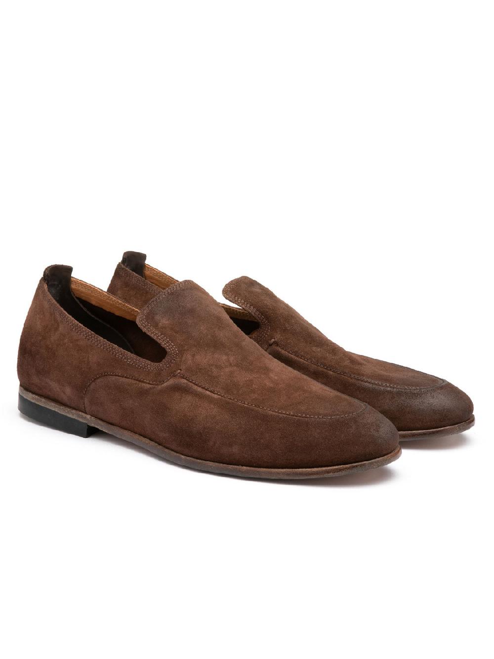 Silvano Sassetti Mocassini in suede marrone I Più Venduti