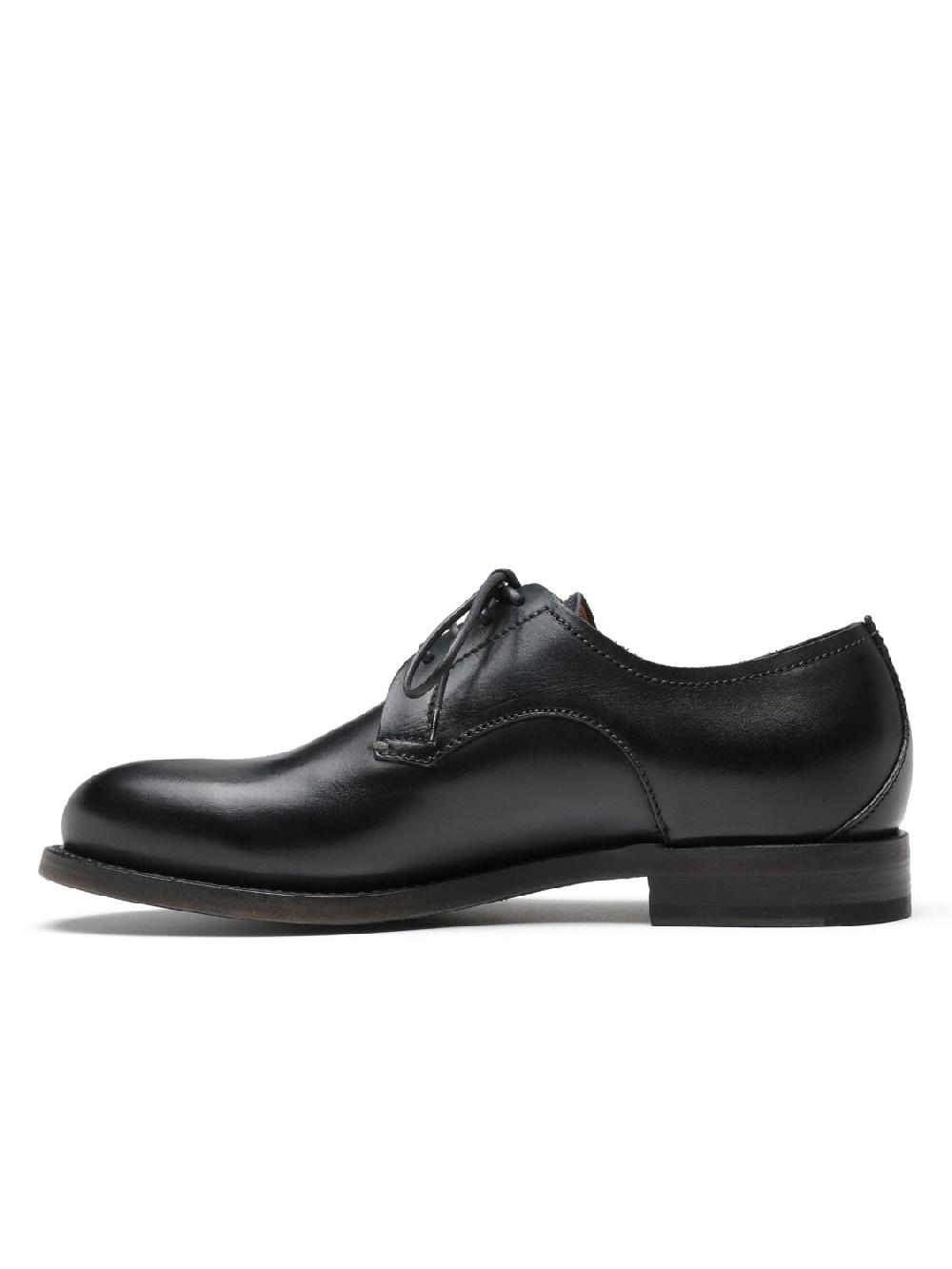 Silvano Sassetti Scarpe Derby in pelle nera Nuova