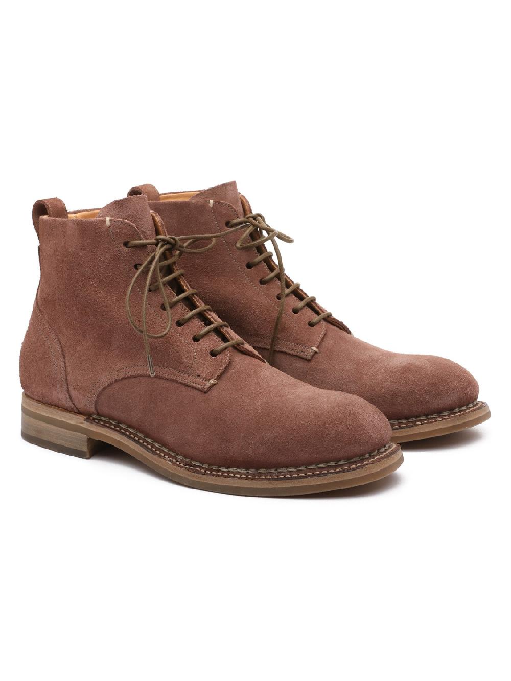 Silvano Sassetti Stivaletti in suede marrone Moda