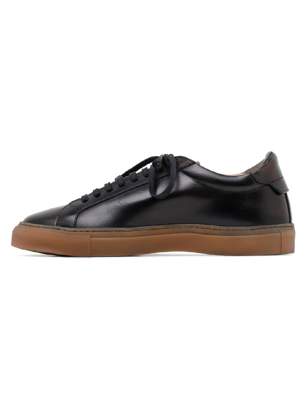 Silvano Sassetti Sneaker Romilly in pelle nera Qualità