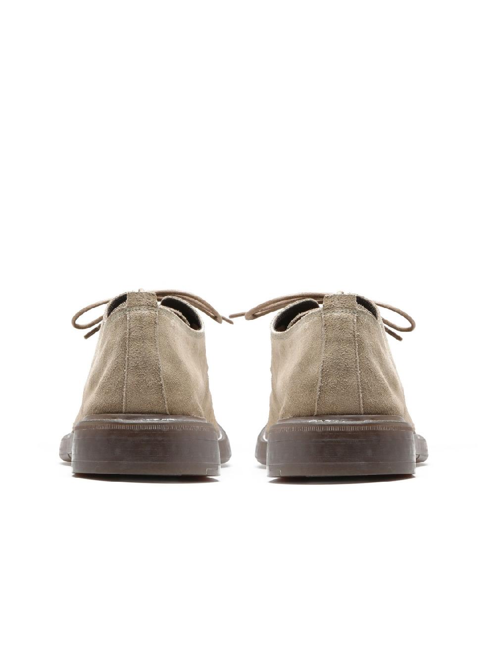 Silvano Sassetti Scarpe allacciate in suede color tortora Qualità Garantita