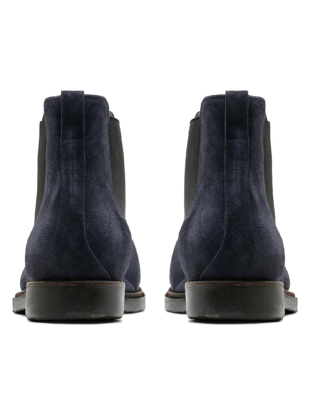 Silvano Sassetti Stivaletti in suede blu Promozione Limitata