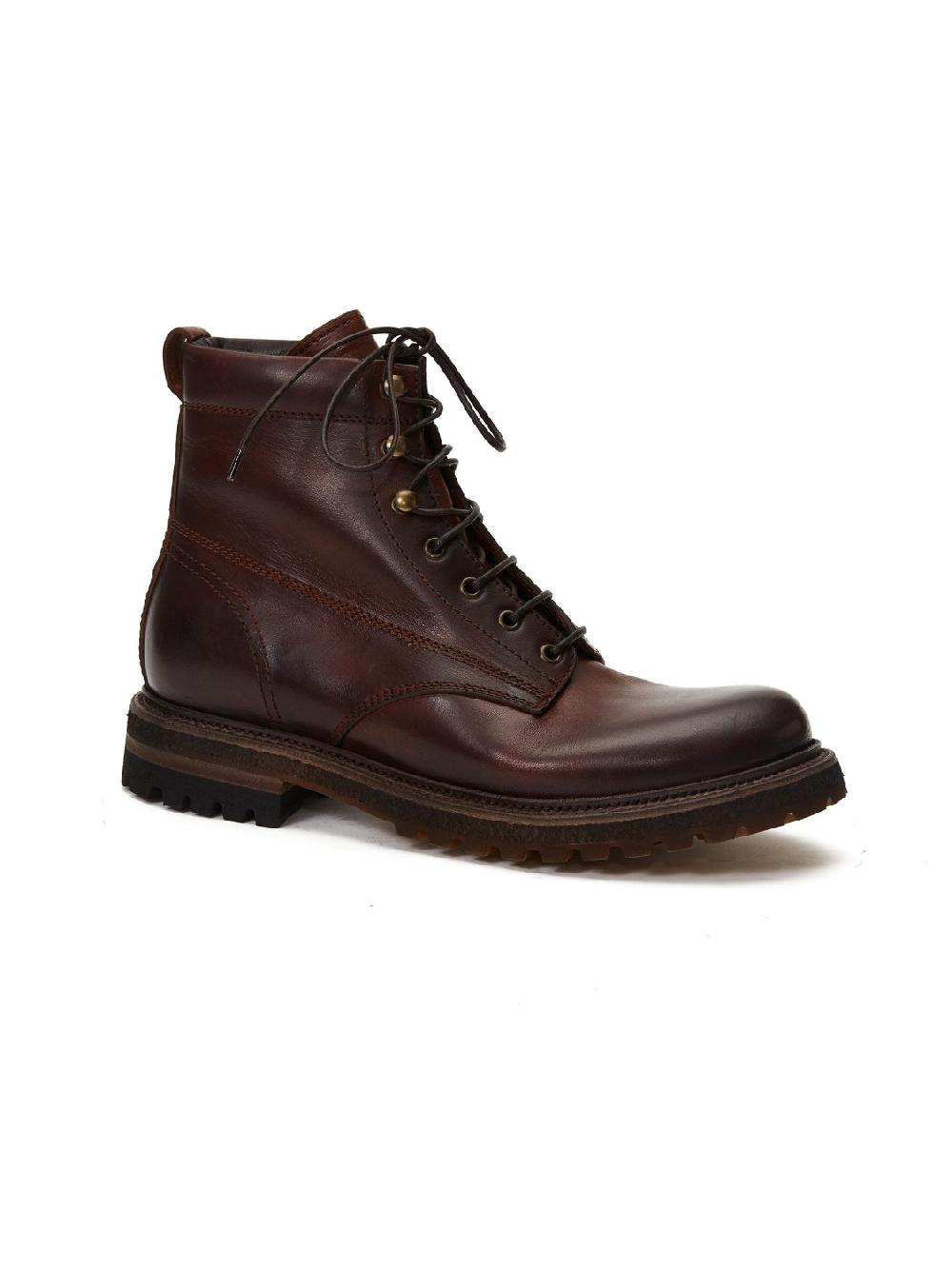 Silvano Sassetti Stivaletti in pelle marrone Shopping Online