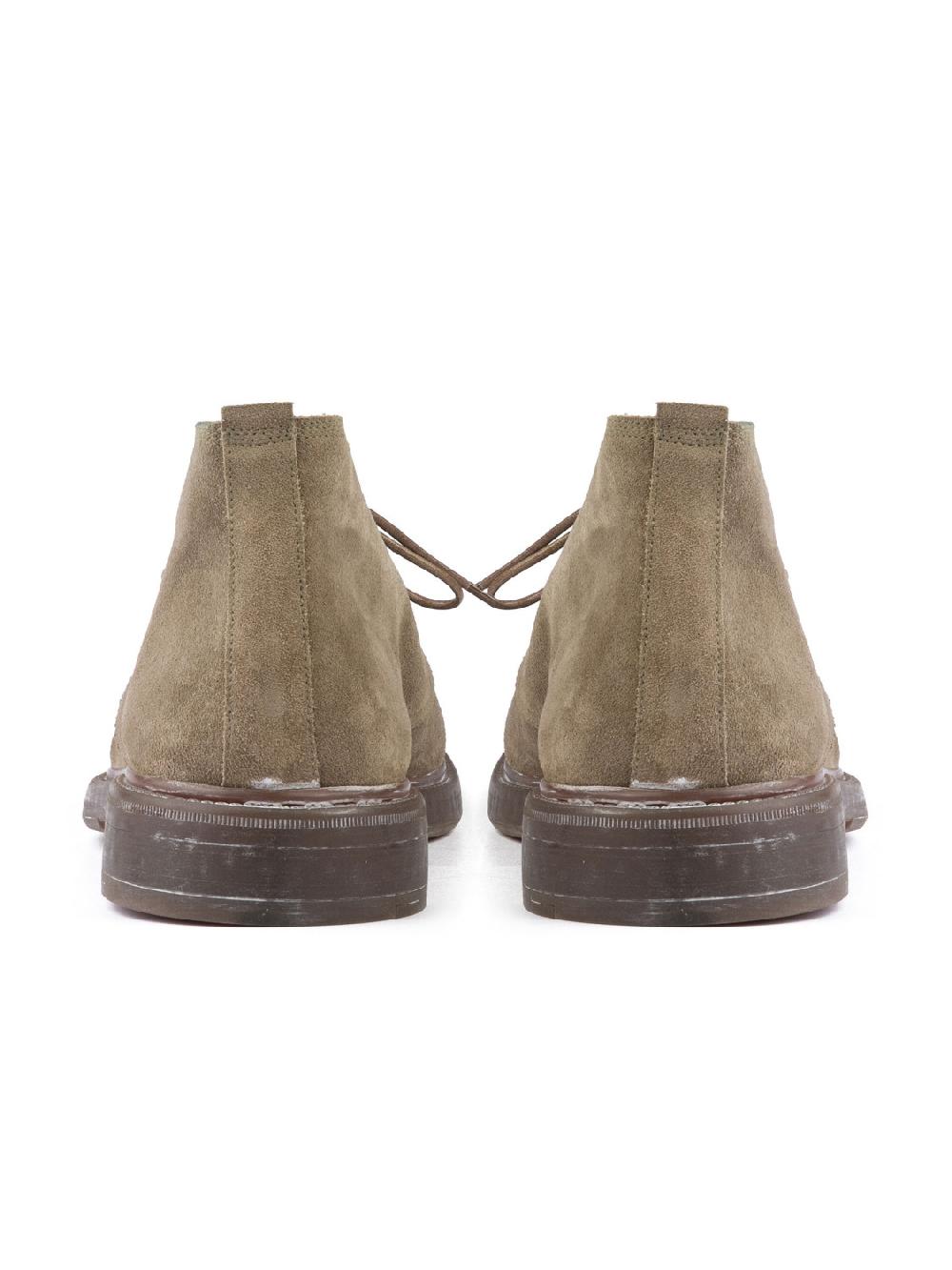 Silvano Sassetti Polacchini in suede color tortora Sconto