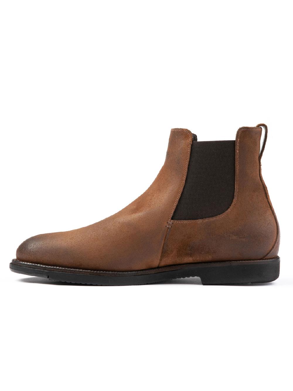 Silvano Sassetti Stivaletti in suede color brandy Outlet