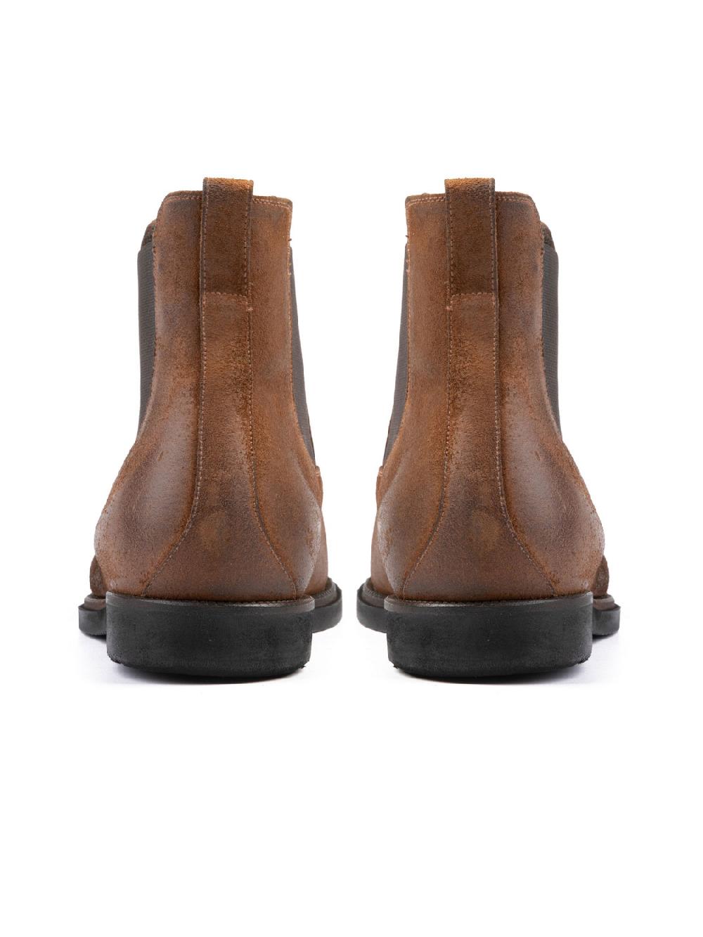 Silvano Sassetti Stivaletti in suede color brandy Outlet
