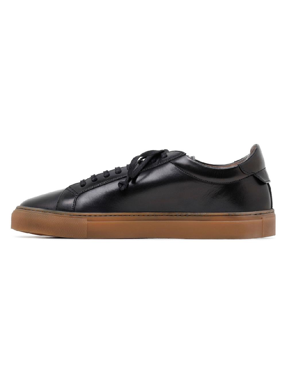 Silvano Sassetti Sneaker Romilly in pelle nera Offerte