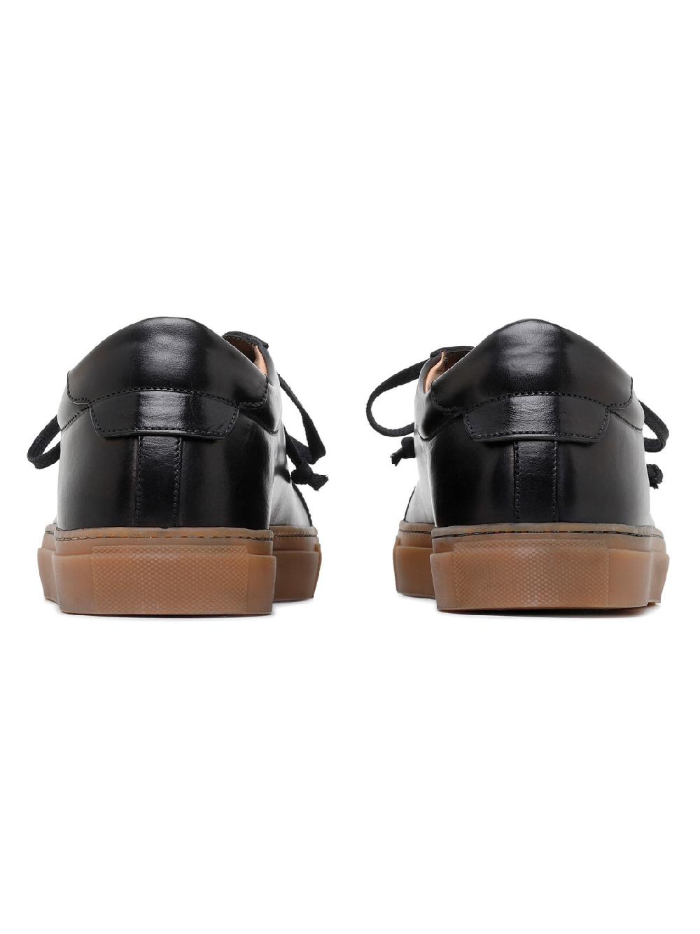 Silvano Sassetti Sneaker Romilly in pelle nera Offerte
