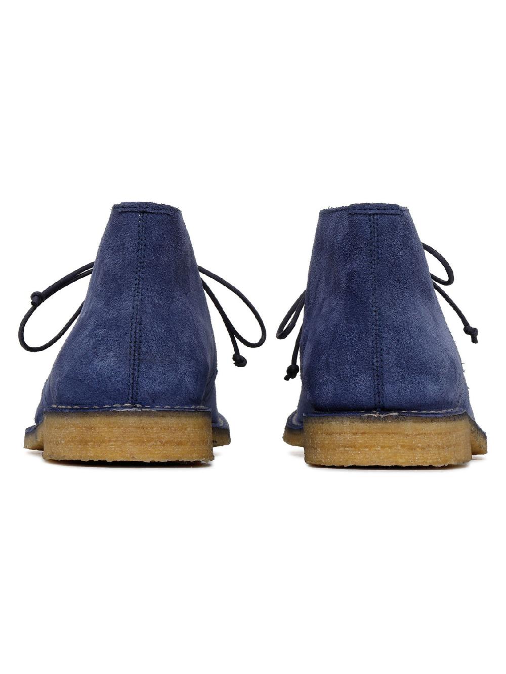 Silvano Sassetti Stivaletti Londra in camoscio blu Saldi Di Fabbrica