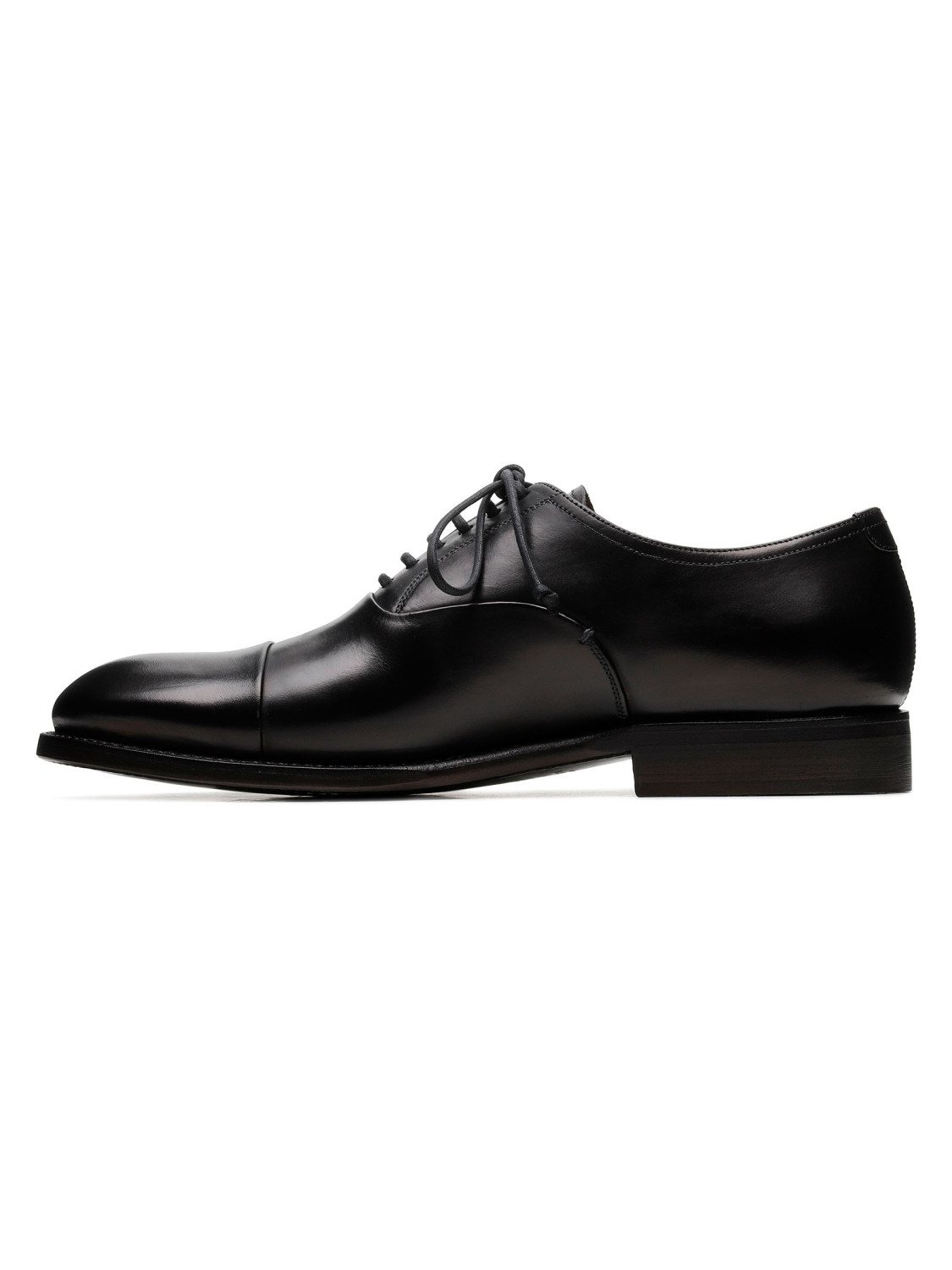 Silvano Sassetti Scarpe Derby Parigi in pelle nera Negozio