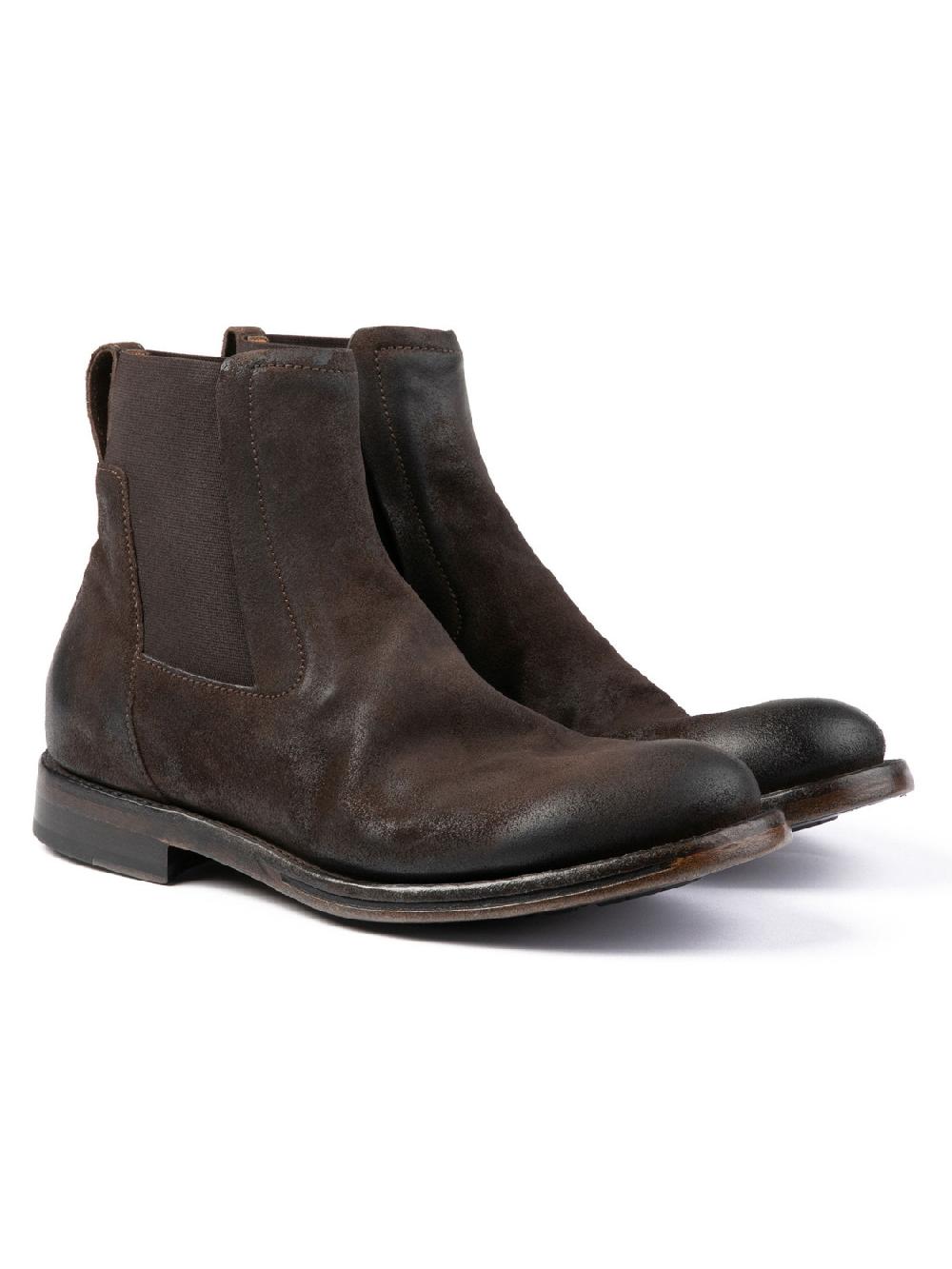 Silvano Sassetti Stivaletti in suede marrone Moda