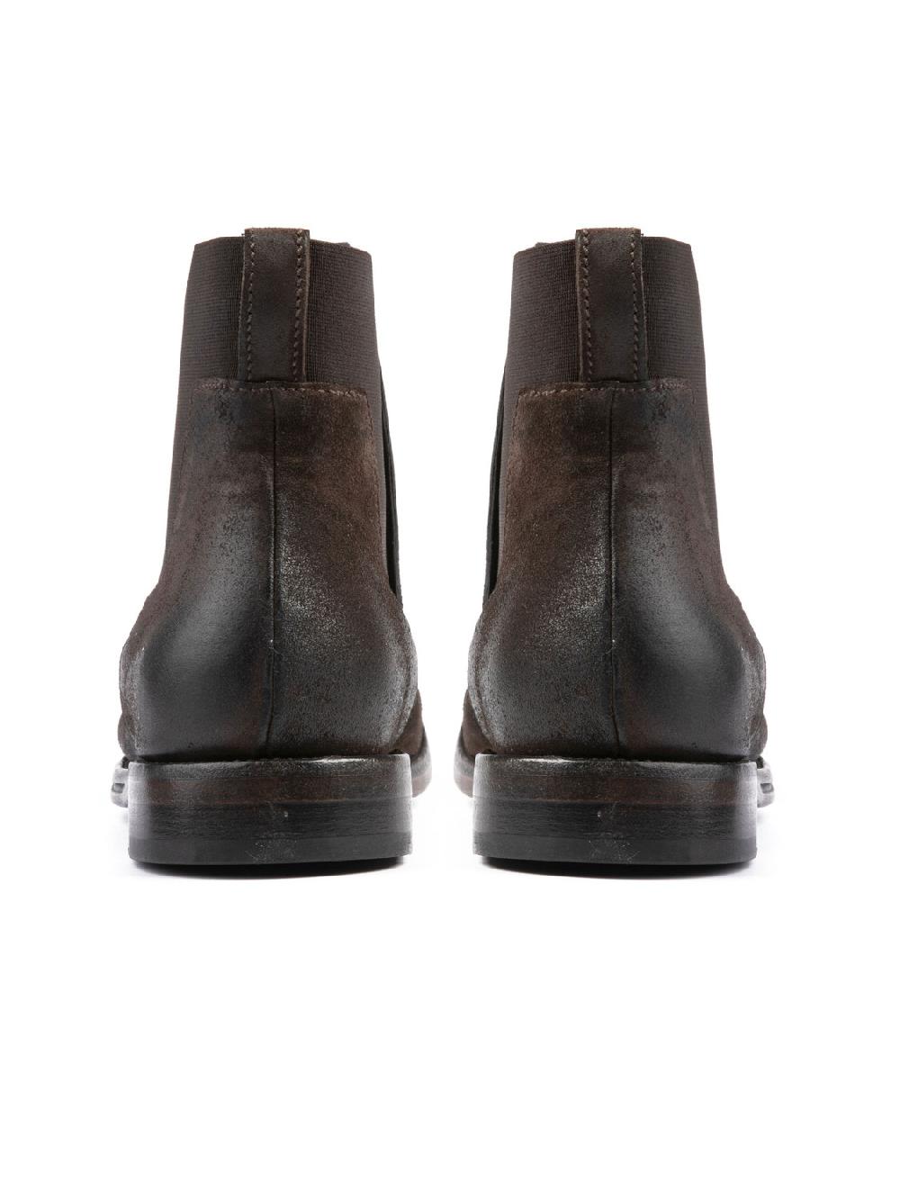 Silvano Sassetti Stivaletti in suede marrone Moda