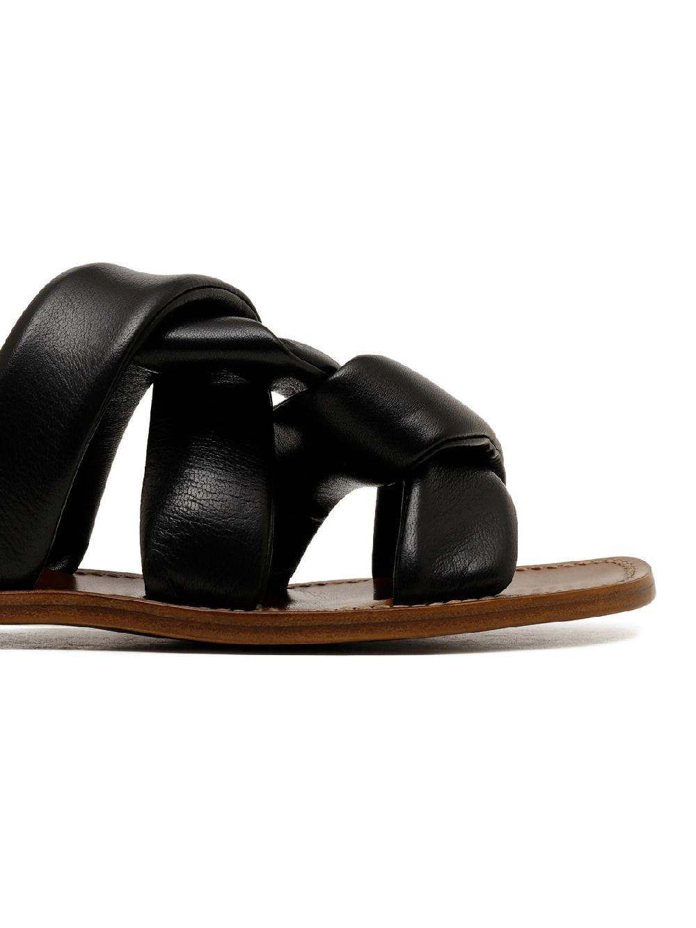 Silvano Sassetti Sandali in pelle nera Promozione