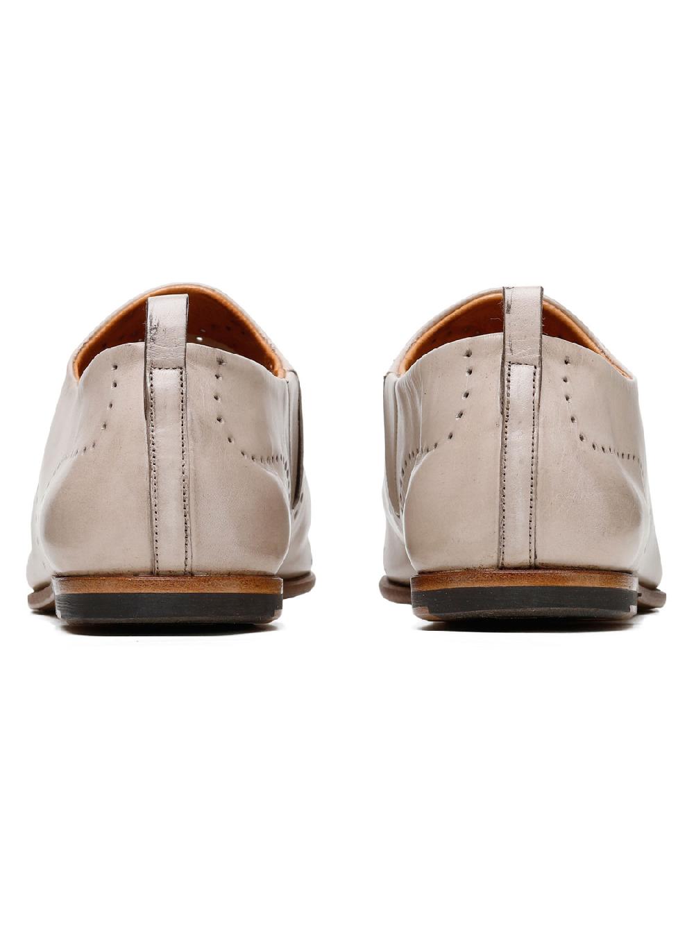 Silvano Sassetti Slippers in pelle color crema Convenienza