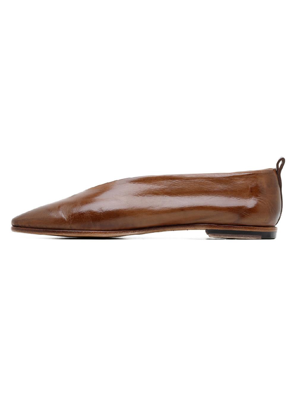 Silvano Sassetti Slippers in vitello spazzolato marrone Presa