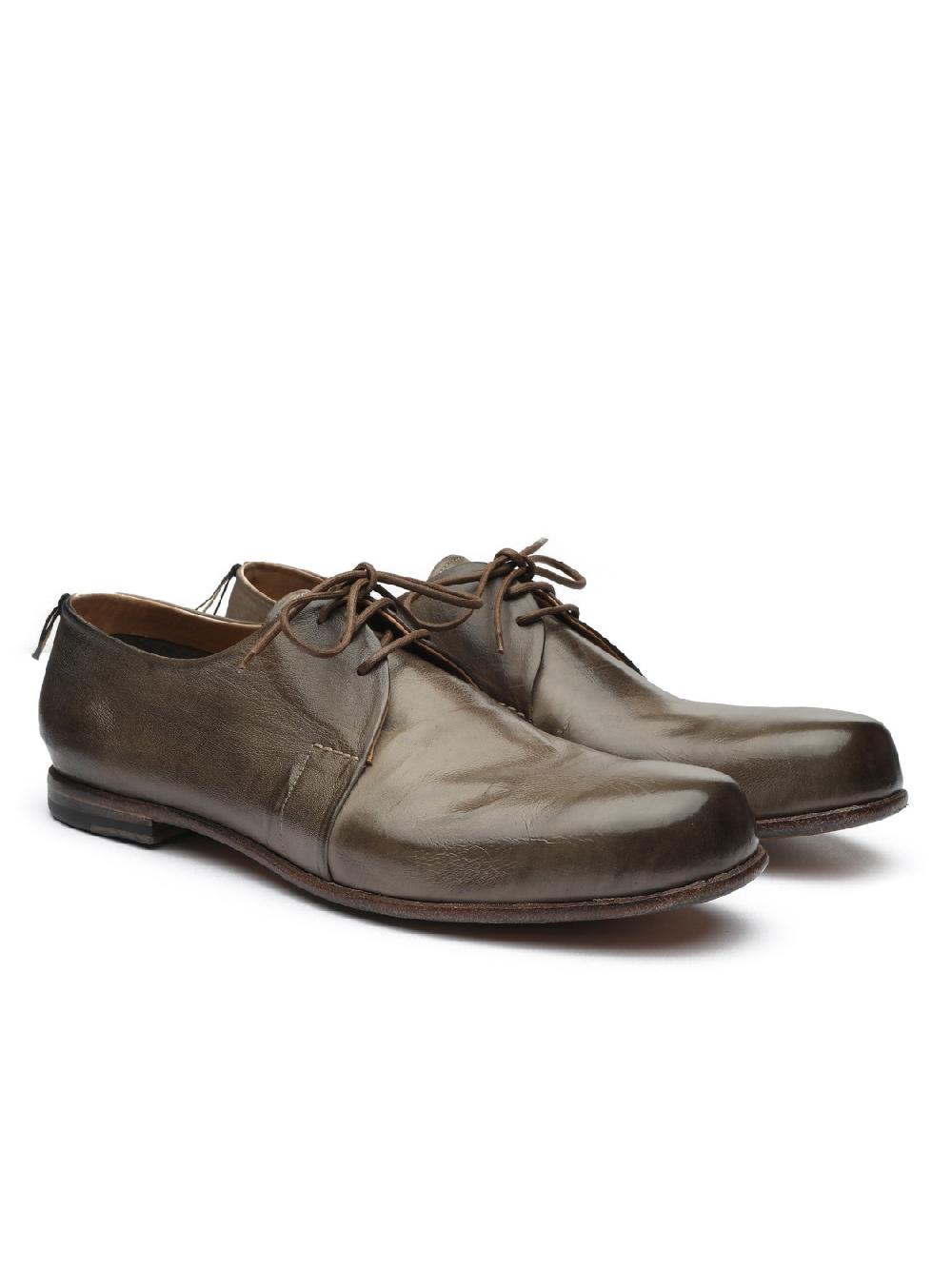 Silvano Sassetti Scarpe Derby in pelle grigia Offerta