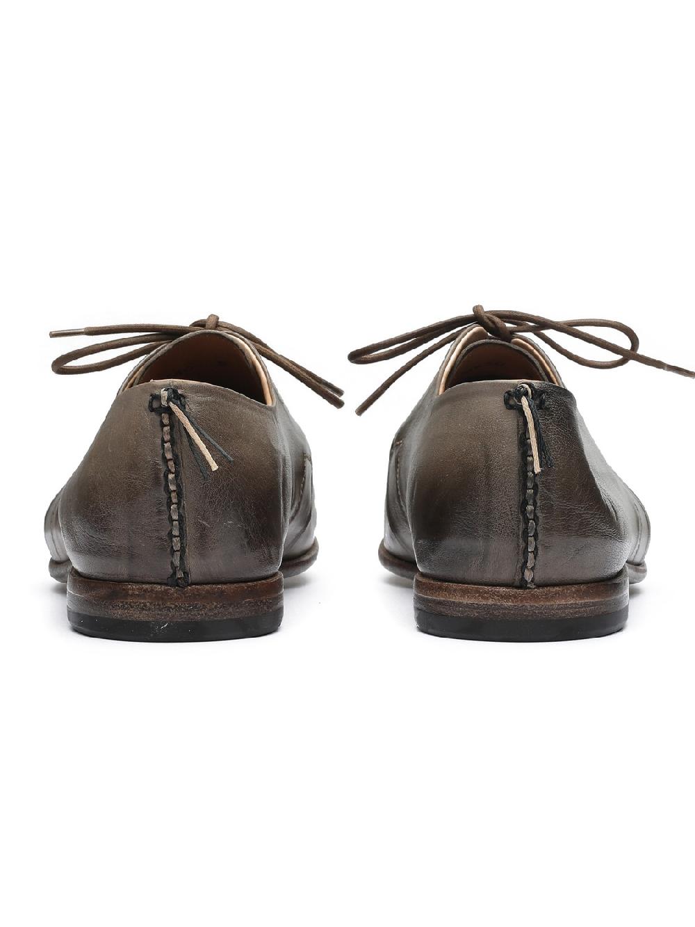 Silvano Sassetti Scarpe Derby in pelle grigia Offerta