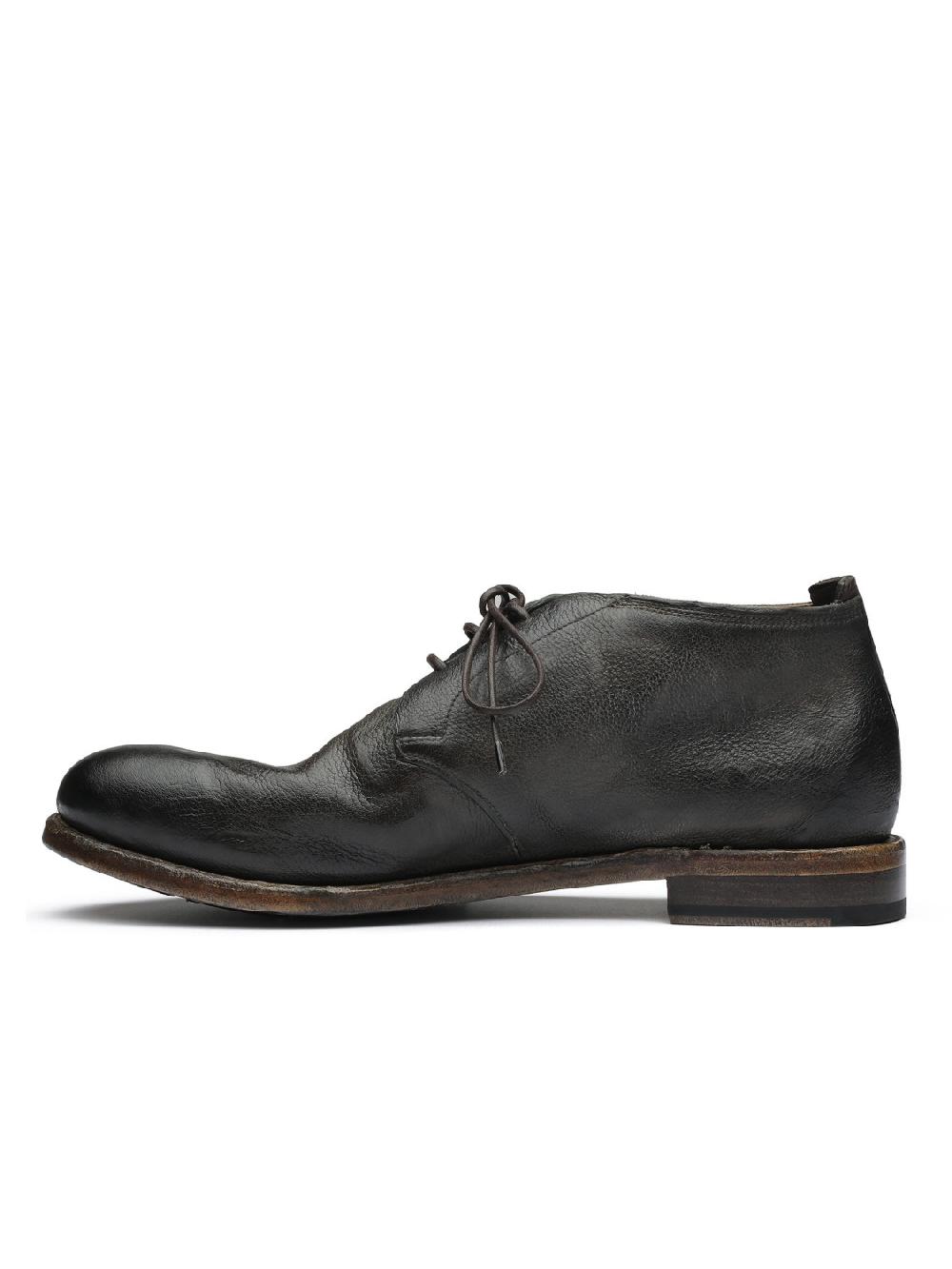 Silvano Sassetti Stivaletti in pelle marrone scuro Outlet