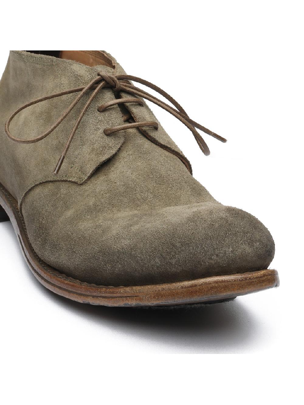 Silvano Sassetti Stivaletti in suede color kaki Saldi