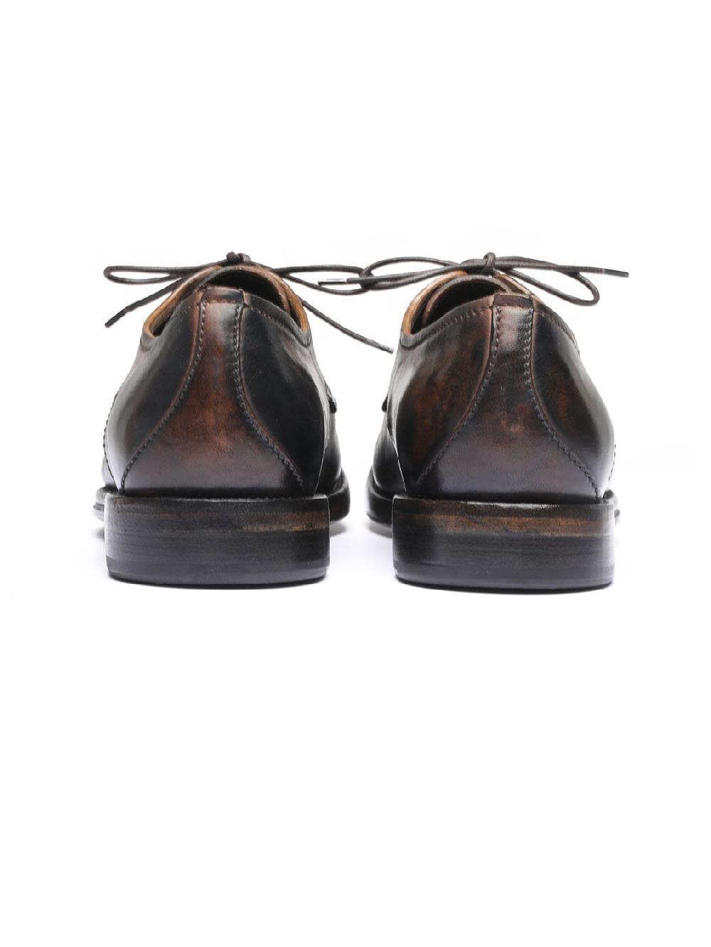 Silvano Sassetti Scarpe Derby in pelle marrone Hotsell