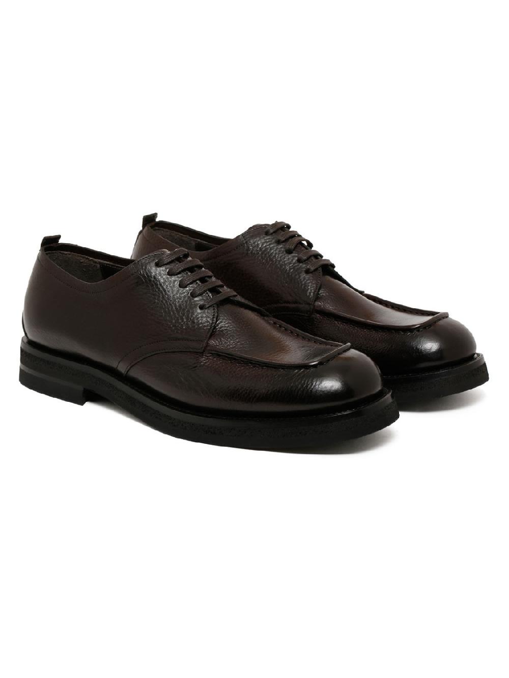 Silvano Sassetti Scarpe Derpy in pelle testa di moro Vendita Economica